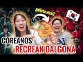 🇰🇷 Esposo coreano aprende ESPAÑOL cocinando DALGONA del JUEGO DEL CALAMAR 🦑😂