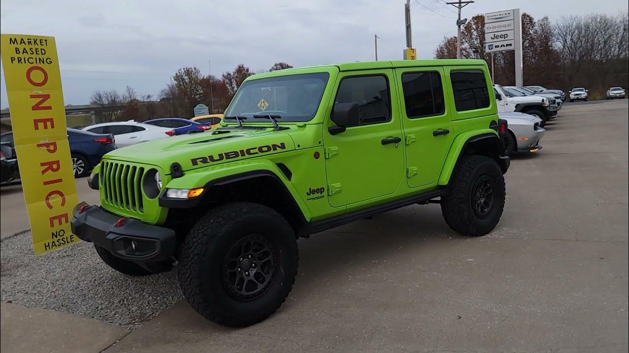 2021 gecko green jeep wrangler for sale - YouTube