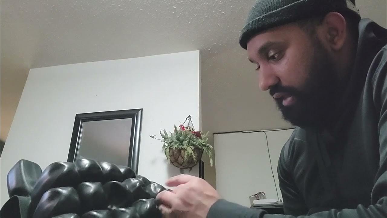 Quick tutorial how to fix Roho style wheelchair Seat cushion YouTube