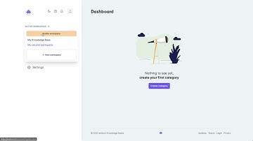 eniston Knowledge Bases - Create and manage workspaces