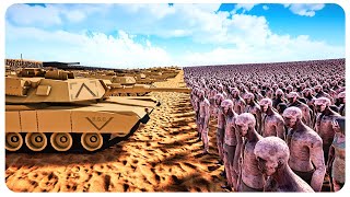20 MILLION ZOMBIES vs US ARMY with A1 Abrams - Ultimate Epic Battle Simulator 2 UEBS 2 (4K)