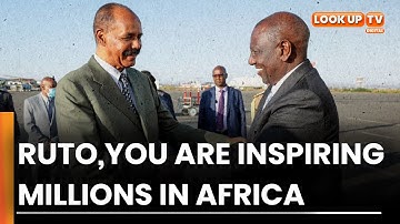 H.E Isaias Afwerki: the president of Eritrea: Ruto are a wise man, I cannot add anything