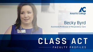 'Class Act' Faculty Profile Series: Becky Byrd