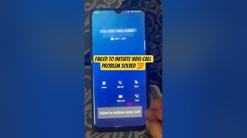 failed to initiate video call | failed to initiate video call problem in vivo #shortsfeed #ytshort