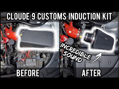 Fitting An INDUCTION KIT With HEATSHIELD To The MK1 Audi TT 225 BAM *Cloude 9 Customs*