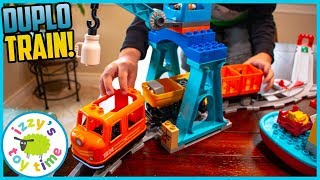 LEGO DUPLO CARGO TRAIN! Fun Toy Trains !