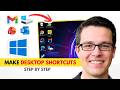 Stop Searching! Create Desktop Shortcuts in Windows 11