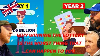 Why Winning The Lottery Is The Worst Thing That Can Happen To You REACTION!! | OFFICE BLOKES REACT!!