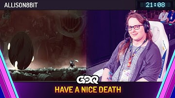 Have A Nice Death by allison8bit in 21:08 - Awesome Games Done Quick 2025
