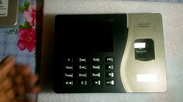 Essl K20 Biometric Fingerprint Time Attendance System Installation By AM Security System