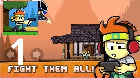 Dan The Man:Action Platformer - part 1 Walkthrough (iOS,Android)