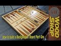 How to build a Backgammon Board Part 1 Veneer Work