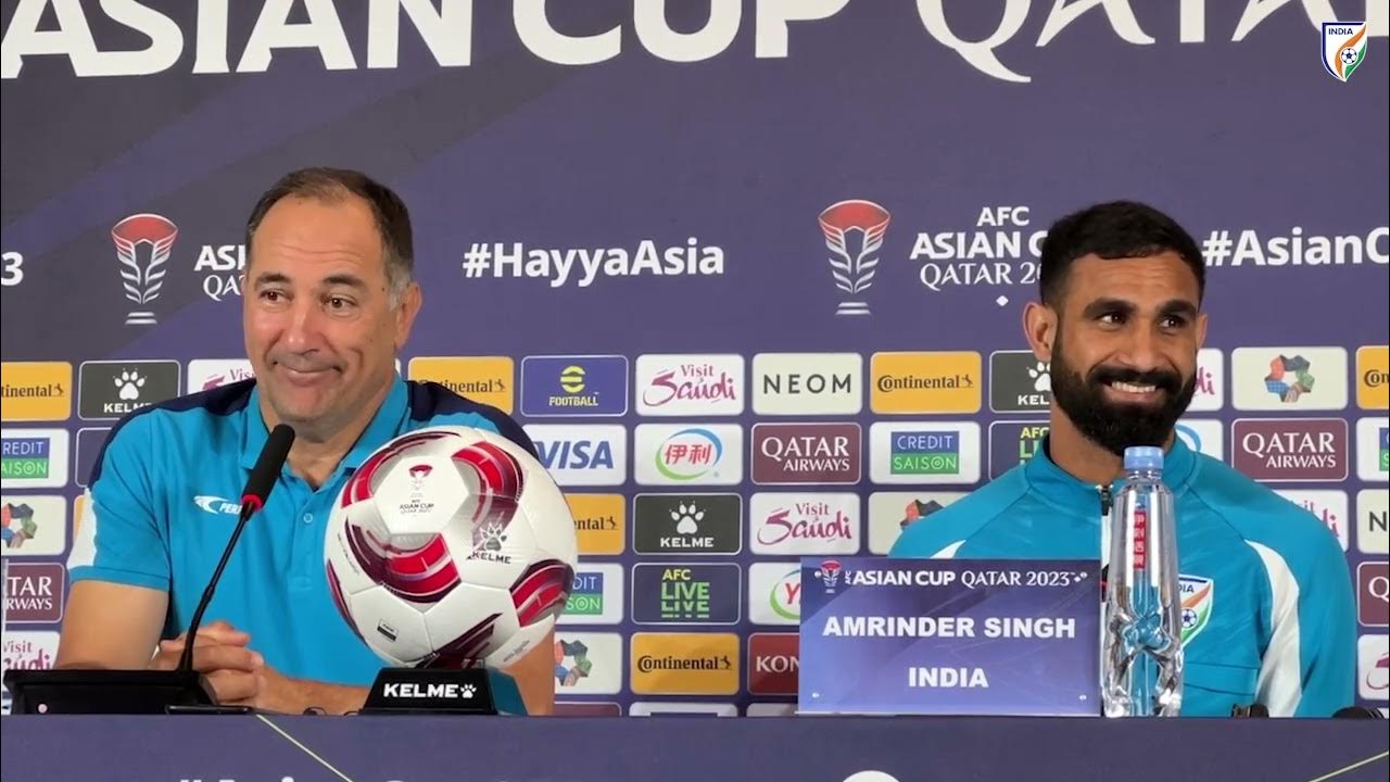 AFC Asian Cup Qatar 2023- India vs Uzbekistan - Pre Match Press Conference  - YouTube