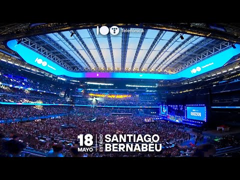 🔥 ASÍ SE VIVIÓ el CONCIERTO MÁS GRANDE del NUEVO BERNABÉU **Concierto Telefónica 100 Live**