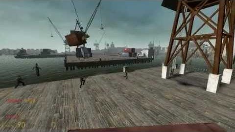 EPIC CRANE MANEUVERS - Half-Life 2: Deathmatch - (Episode 2)