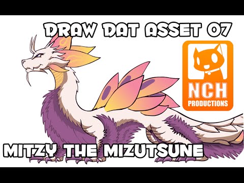Draw Dat Asset: Monster Drawing,Mitzy the Mizutsune - Draw Dat Asset: Monster Drawing,Mitzy the Mizutsune