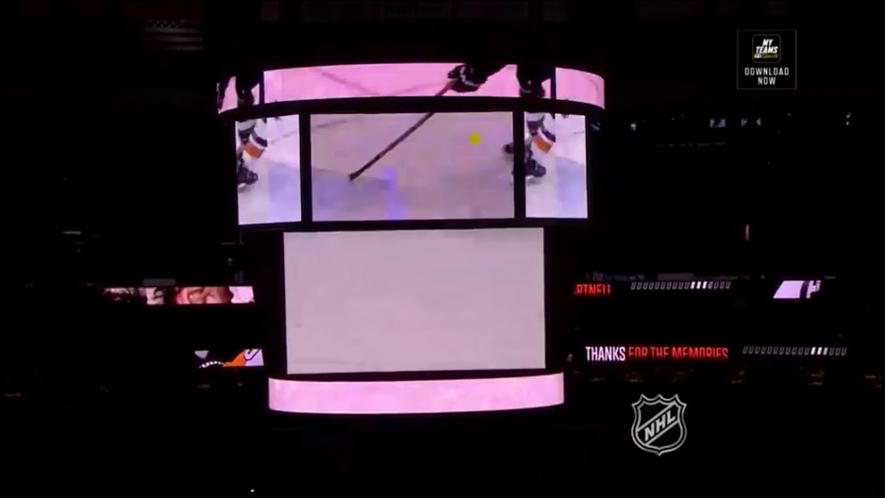 Scotty Hartnell’s Aggressive Ceremonial Puck Drop