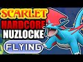 Pokmon scarlet hardcore nuzlocke  flying types only no items no overleveling