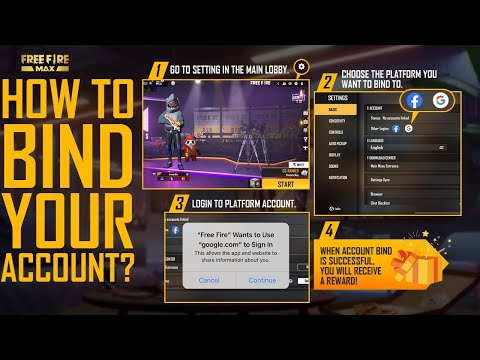 Binding of Account | Tutorial - English | Garena Free Fire MAX