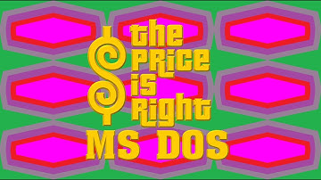 The Price Is Right MS DOS Game 1