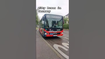City Bus travel in Germany #germany #stuttgart #citybus #shorts