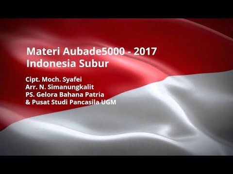 GBP AUBADE 2017 | Indonesia Subur