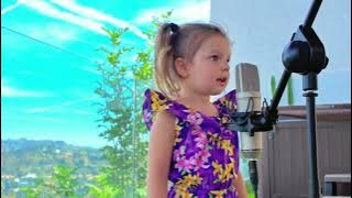 3-Year-Old Angelica Nero in How Far I'll Go with Alessia Cara's Voice  from Moana