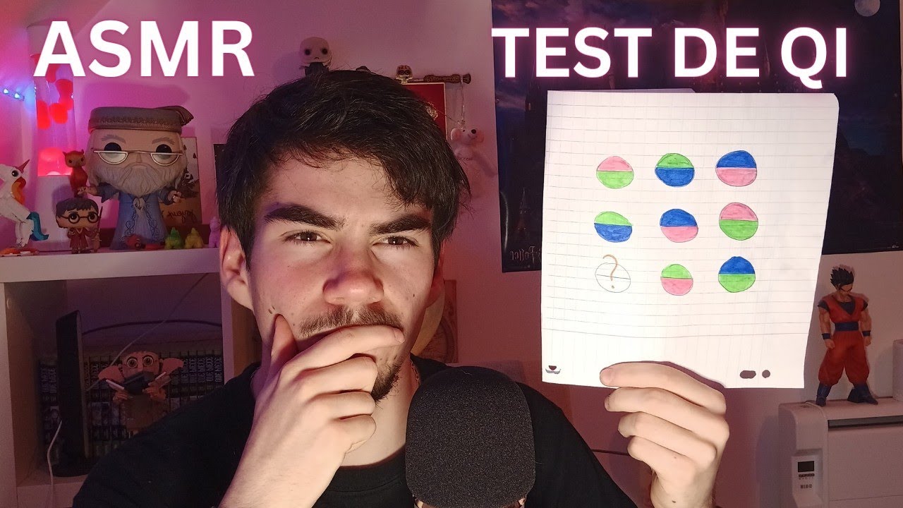ASMR - TEST DE QI ( es-tu plus intelligent que Morgane makeup ? ) 🧠❓