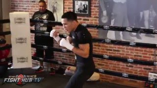 Evgeny Gradovich vs. Oscar Valdez Full Video- Complete Valdez mitt workout