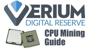 How To CPU Mine Verium Reserve (VRM). Wallet Setup & Mining Guide