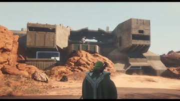 "Desert Watch" - Dune Awakening Base Building Contest Submission 2025 Atreides Base