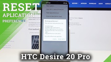 How to Reset App Preferences in HTC Desire 20 Pro - Delete All App Customizations