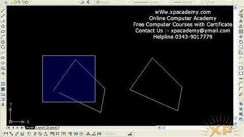Lesson 19: Boundary And Region in Autocad || Using Boundary Command || Using Region command