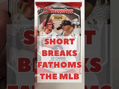 Short Breaks Fathoms the MLB #mlb #baseball #cards 548