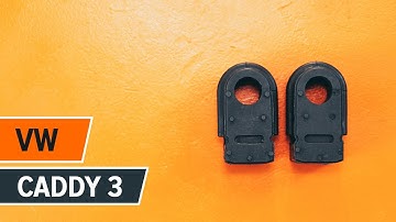 How to change Rear stabilizer bushes on VW CADDY 3 TUTORIAL | AUTODOC