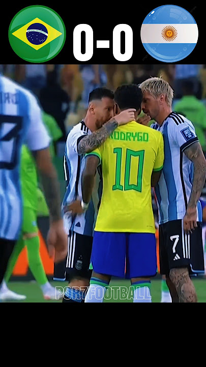 Argentina VS Brazil Copa America 2024 Messi Angry On Rodyrgo #argentina #brazil #football