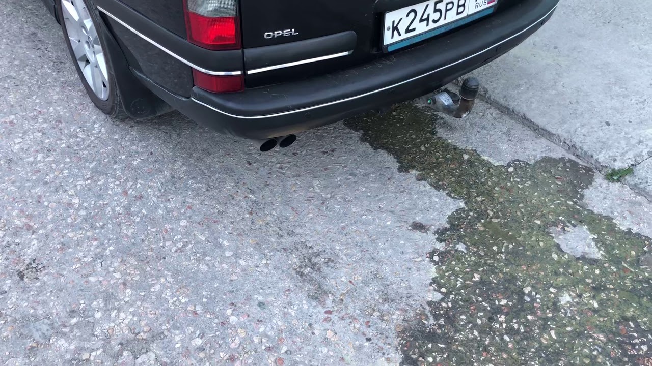 Выхлоп опель омега