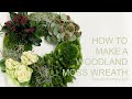 How to Make a Natural Woodland Wreath with Moss on NatureBase Bio Ring