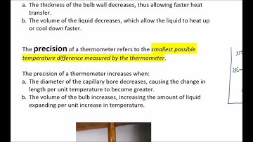 Sensitivity VS Precision of a Thermometer - Part 2