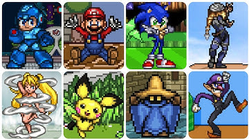 Super Smash Flash 2 - All Character Taunts (1.3.1 Beta)