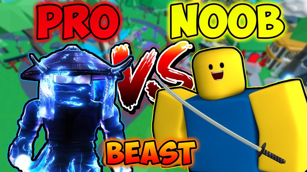 Noob Vs Pro Ninja Legends Beast Edition Special Roblox Youtube