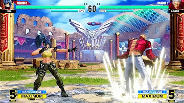 LEONA VS YASHIRO OROCHI - KOF XV