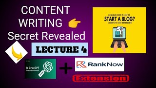 Step by step Guide SEO optimized Article With Chatgpt|100% Unique Article|Lecture 4