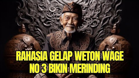 TERUNGKAP❗ RAHASIA WETON WAGE YANG SELAMA INI DISEMBUNYIKAN, NOMOR 3 BIKIN MERINDING!