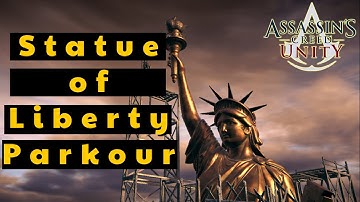 Leap of faith from the Statue of Liberty | AC Unity Badass Parkour