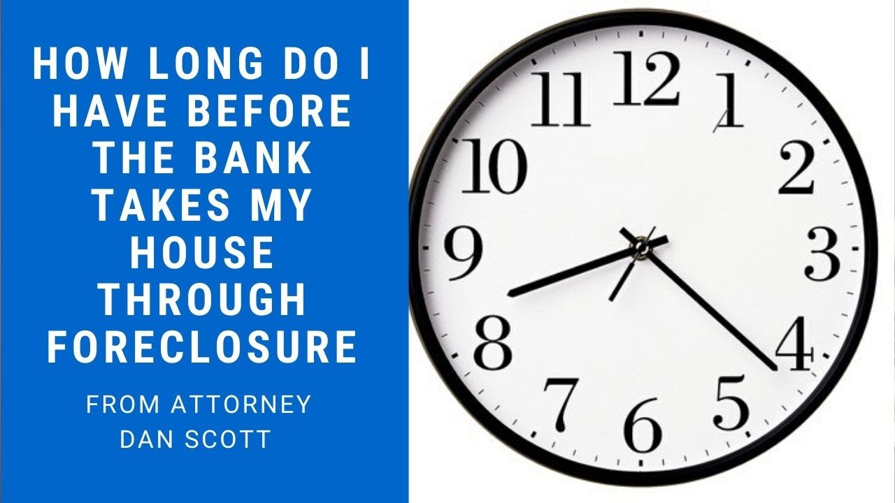 How Long Do I have before the Bank Takes My House in Foreclosure YouTube