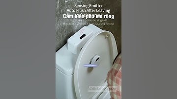 Cảm Biến Xả Nước Bồn Cầu Tự Động nút xả tự nhấn toilet thông minh  #toilet #boncauthongminh