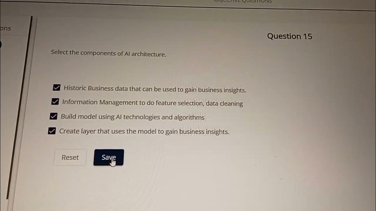 Artificial intelligence primer certification answers infosys
