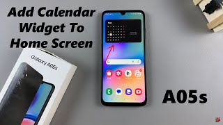 How To Add Calendar Widget To Home Screen On Samsung Galaxy A05s