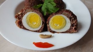 Новогоднее блюдо 2020 Яйцо по шотландски рецепт красиво вкусно оригинально Новогоднее блюдо 2020 Яйцо по шотландски рецепт красиво вкусно оригинально